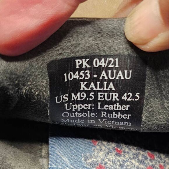 Olukai Mens Leather slip On shoes Size 9.5 - Picture 13 of 13